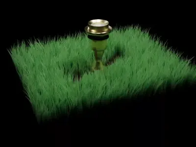 free 3D Trophy Model Champion Scene  Free 3D model