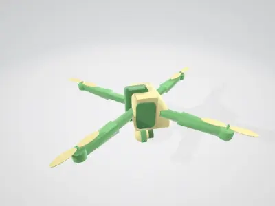 MILITARY DRONE 3D model buy
