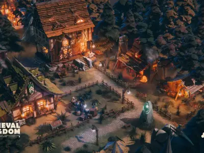RPG Medieval Kingdom - Unity3D  UE4 Low-poly 3D model