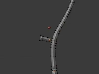 Scythe flaming 3D model
