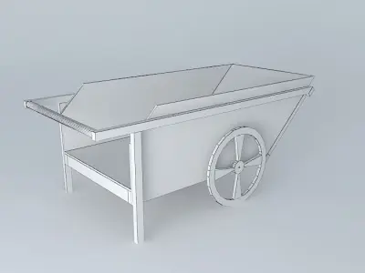Mulch Cart Free 3D model