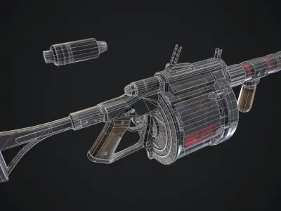 MGL 190 Low-poly 3D model