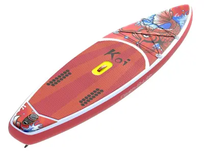 Paddle Board 01 Low-poly 3D model