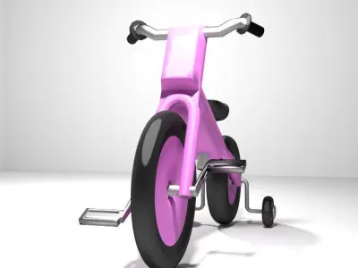 Bicycle - Kid Tricyle 3D model