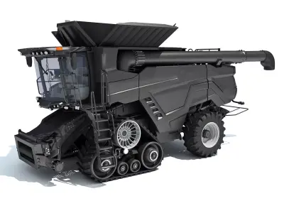 Combine Harvester  3D model