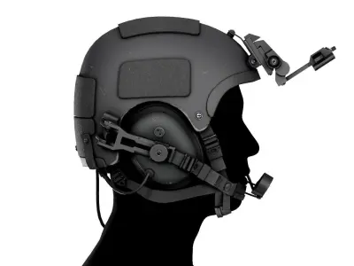 ILC IBH HELMET Low-poly 3D model