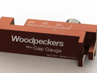 Woodpeckers Mini Gap Gauge 3D model