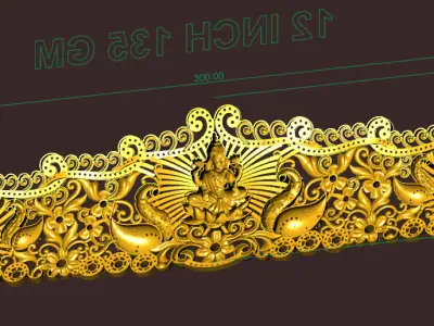 Nakshi Vaddanam For Brides BELT LAXMI JI NEW MODEL  3D print model