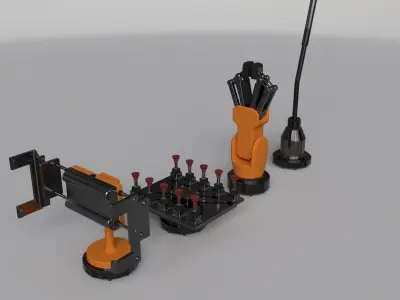 Industrial Robot Big 3D model