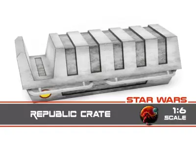Republic Crate 1-6 scale Hottoys 3D print model