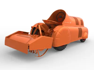 Tractor Allgaier 1954 3D model