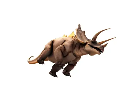 Dinosaur 3D model 9
