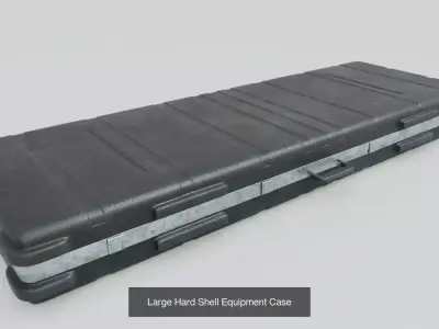 Hard Shell Equipment Cases 3D Model Pack