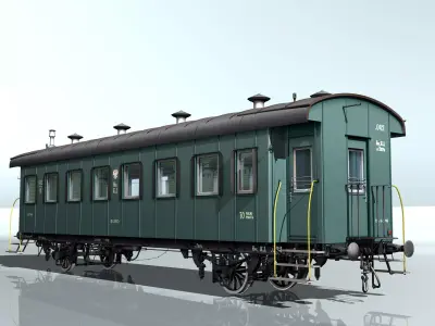 2-axles wagon 3D model