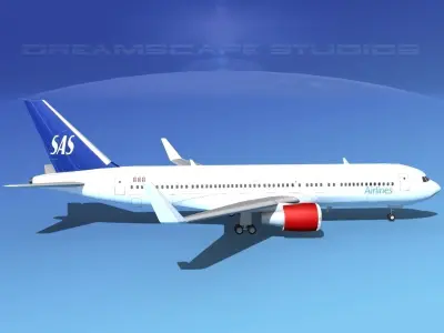 Boeing 767-300 SAS 3D model
