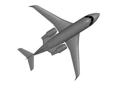 Bombardier Challenger 600 series 3D model
