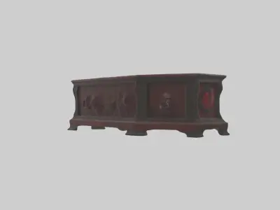 Vampirecoffin Model Low-poly 3D model