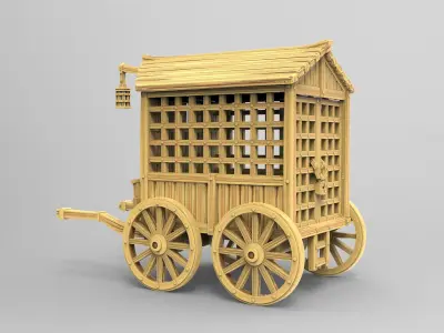 Prison Wagon 3D print model