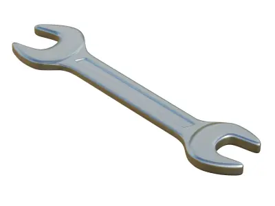 Wrench Low-poly 3D model purchase
