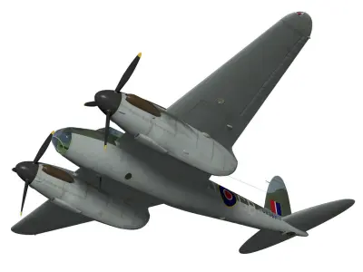 de Havilland DH98 Mosquito MkIV 3D model