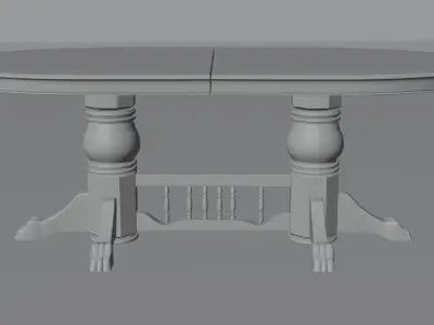Old Table 3D model