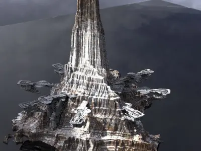 Landing Pad of the Gods 5 3D model
