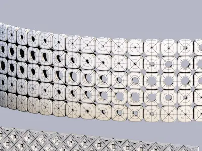 Parametric Wall  Free 3D model