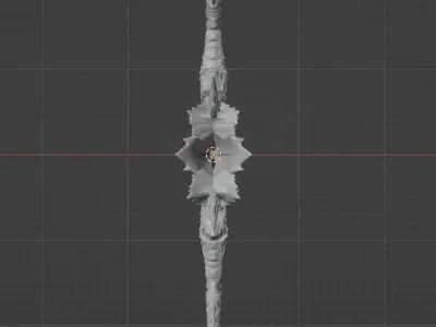 Draconic Bow from Lineage2 Game DB L2 3D Print Model 3D print model