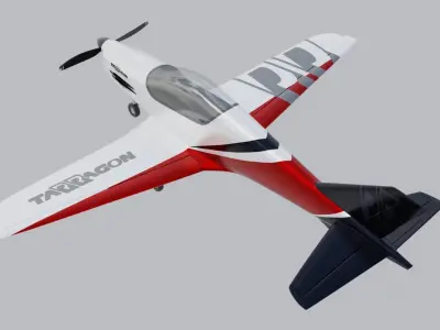Airplane Pelegrin Tarragon 3D model
