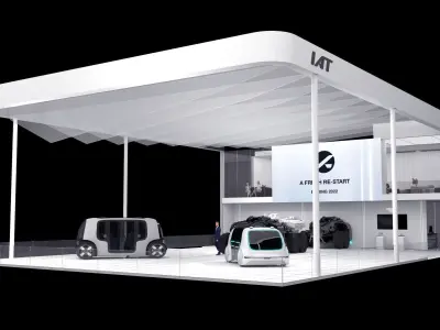 auto booth  3D model