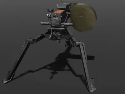 AGS-17 Flame - KBA-119  Low-poly 3D model