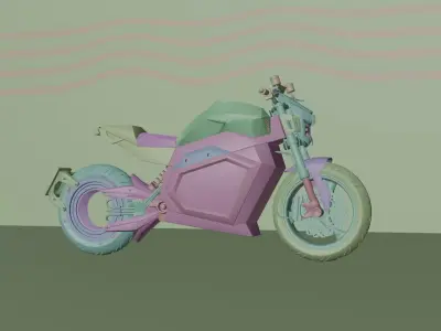 Motorcycle Realistic 3D model