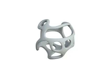 SciFi Cube Object No 42835 Low Poly Shape Texture