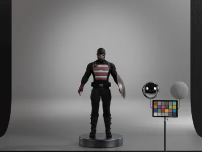 US Agent 3D model