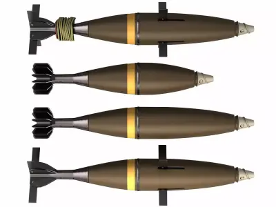 Mortar Shells 3D model