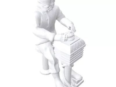 Cantina Bith Musician 3D Print Miniature 3D print model