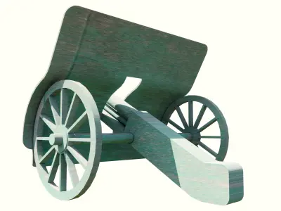 Old Style Cannon 3D model