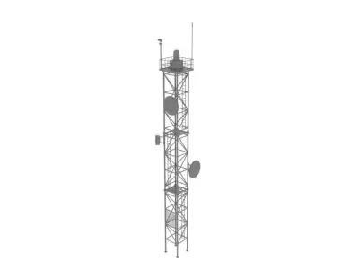 Radar Tower 3D model