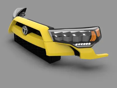 Aftermarket Headlights for Toyota 4Runner 3D model
