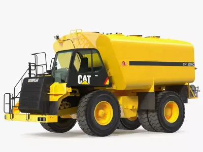 CAT 775 Water Truck 3D model