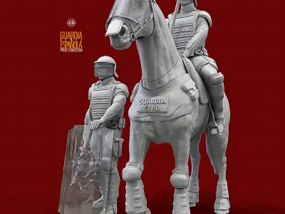 GUARDIA CIVIL  ESPANOL 3D print model