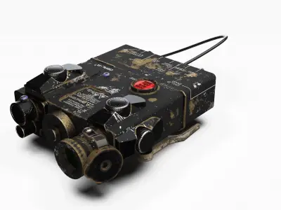 Tactical Laser Steiner dbal a2 Free low-poly 3D model