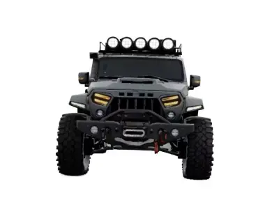 Heavy Duty Off-Road 4x4 SUV Jeep Expedition Vehicle 3D model