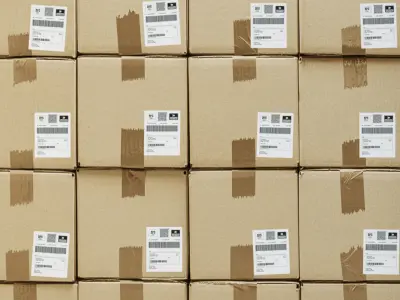 Warehouse Shelf Stack 3D model