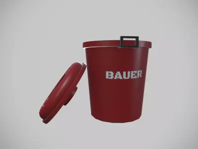 Bucket Low-poly 3D model purchase