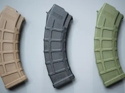 Magazine Magpul PMAG AK AKM Low-poly 3D model purchase