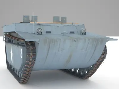 LVT 4 US - Guadalcanal 3D model