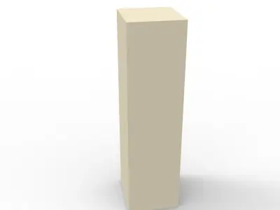 Tall Cabinet Low-poly 3D model