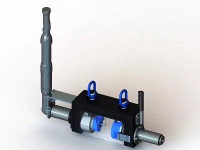 Bushing Press Tool for Beam sa rr axle 3D model