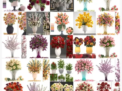  Collection of bouquets 30 pieces 